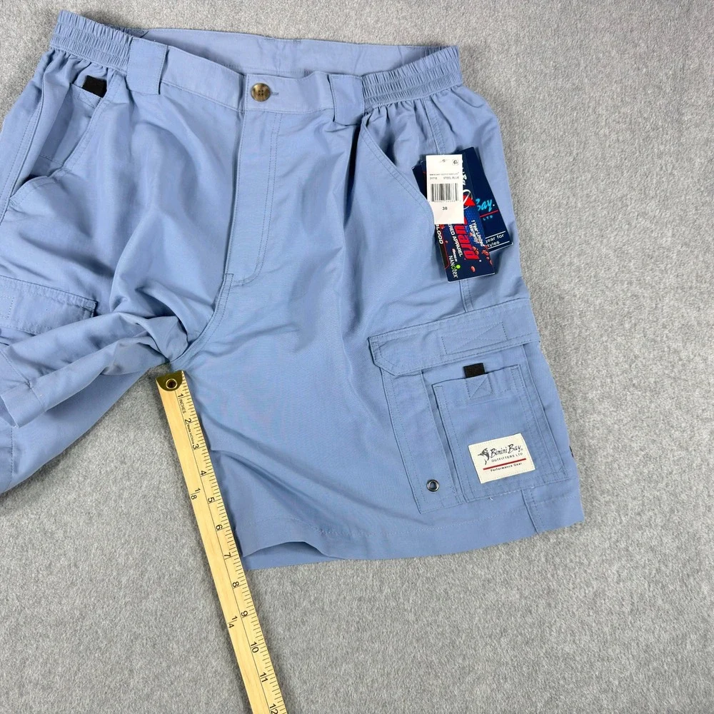NEW Bimini Bay Boca Grande ll Shorts Men's 38 Steel Blue BloodGuard™ Nylon